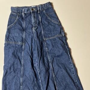 Lee Workwear Camp Pocket Wide Leg Jeans Size 27 Baggy Y2K Cotton Lyocell Pants